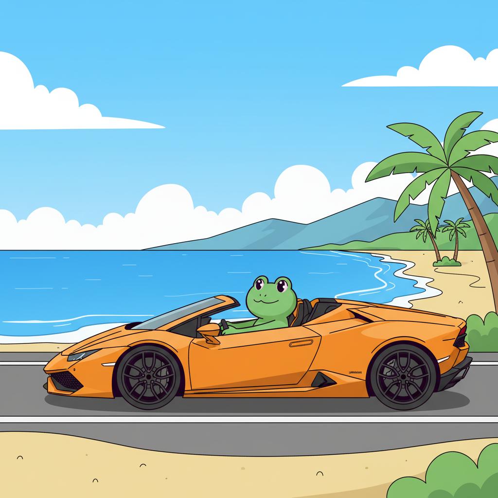 Frog with lambo